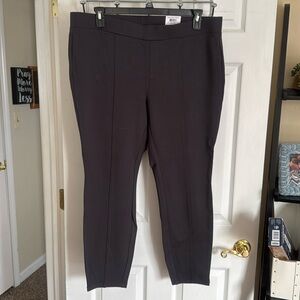 Charcoal Gray High-Waisted Trousers